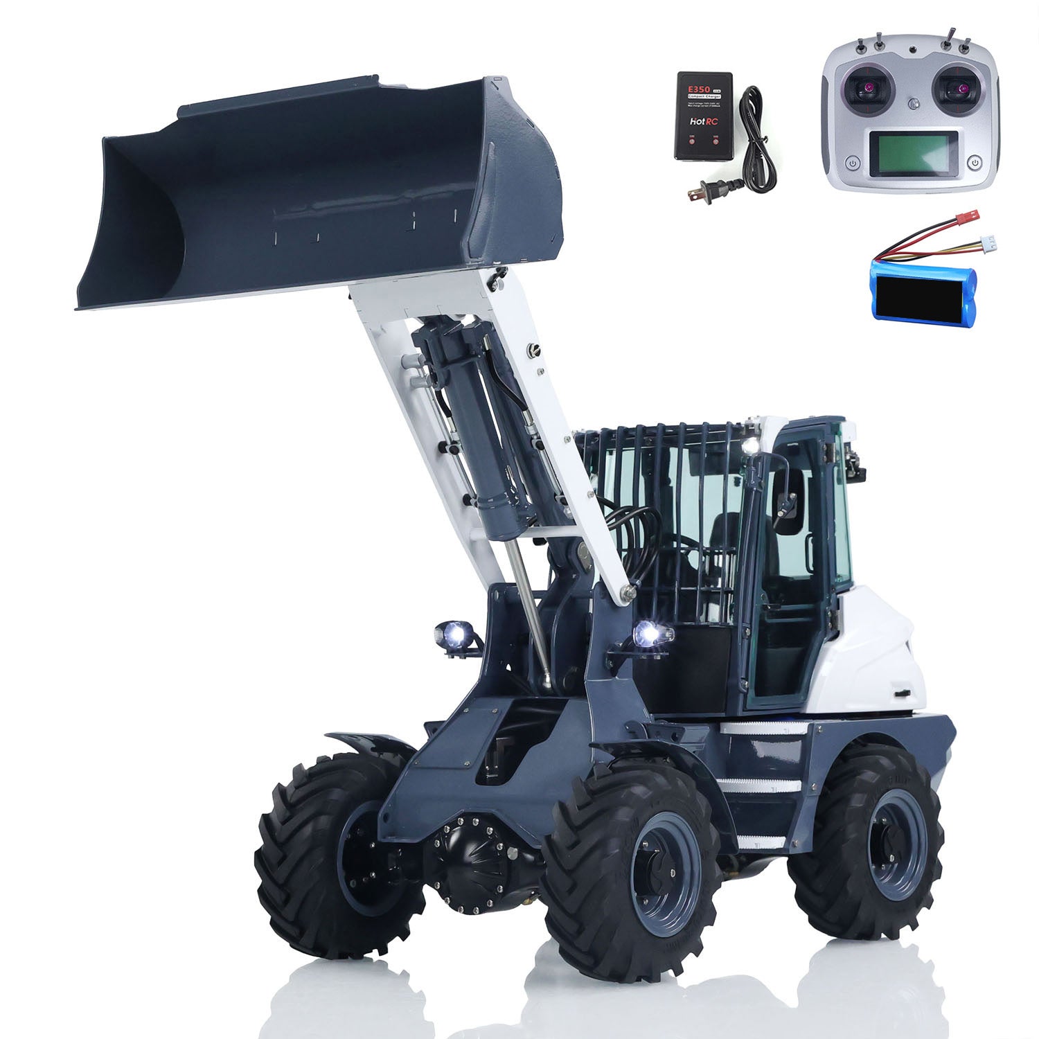 LESU AOUE MCL8 1/14 RC Hydraulic Loader with I6S Radio Controller