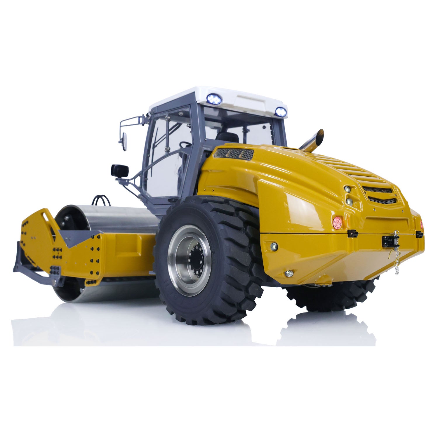 LESU Aoue-H13i 1/14 Hydraulic RC Road Roller A0009 FlySky I6S Remote Controller Sound Light System