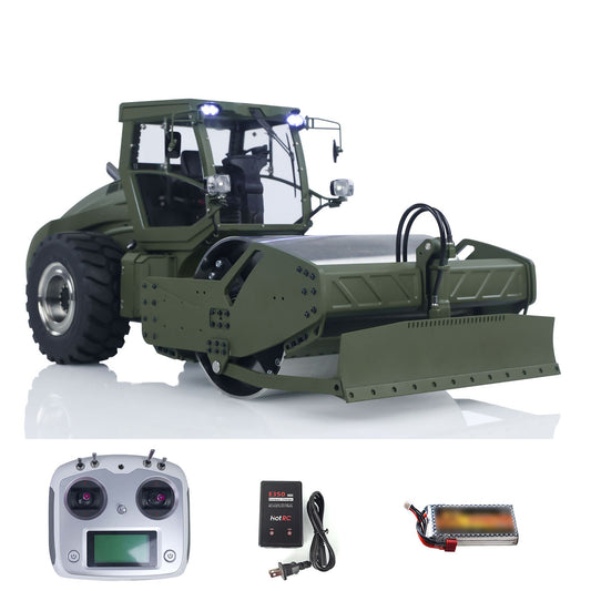 LESU Aoue-H13i 1/14 Hydraulic RC Road Roller A0009 for Construction Vehicle Enthusiast