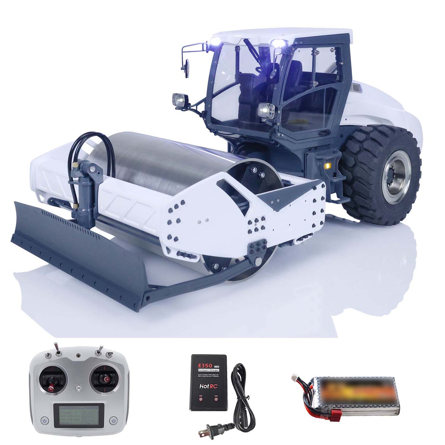 LESU Aoue-H13i 1/14 Hydraulic RC Road Roller A0009 with Sound Light System
