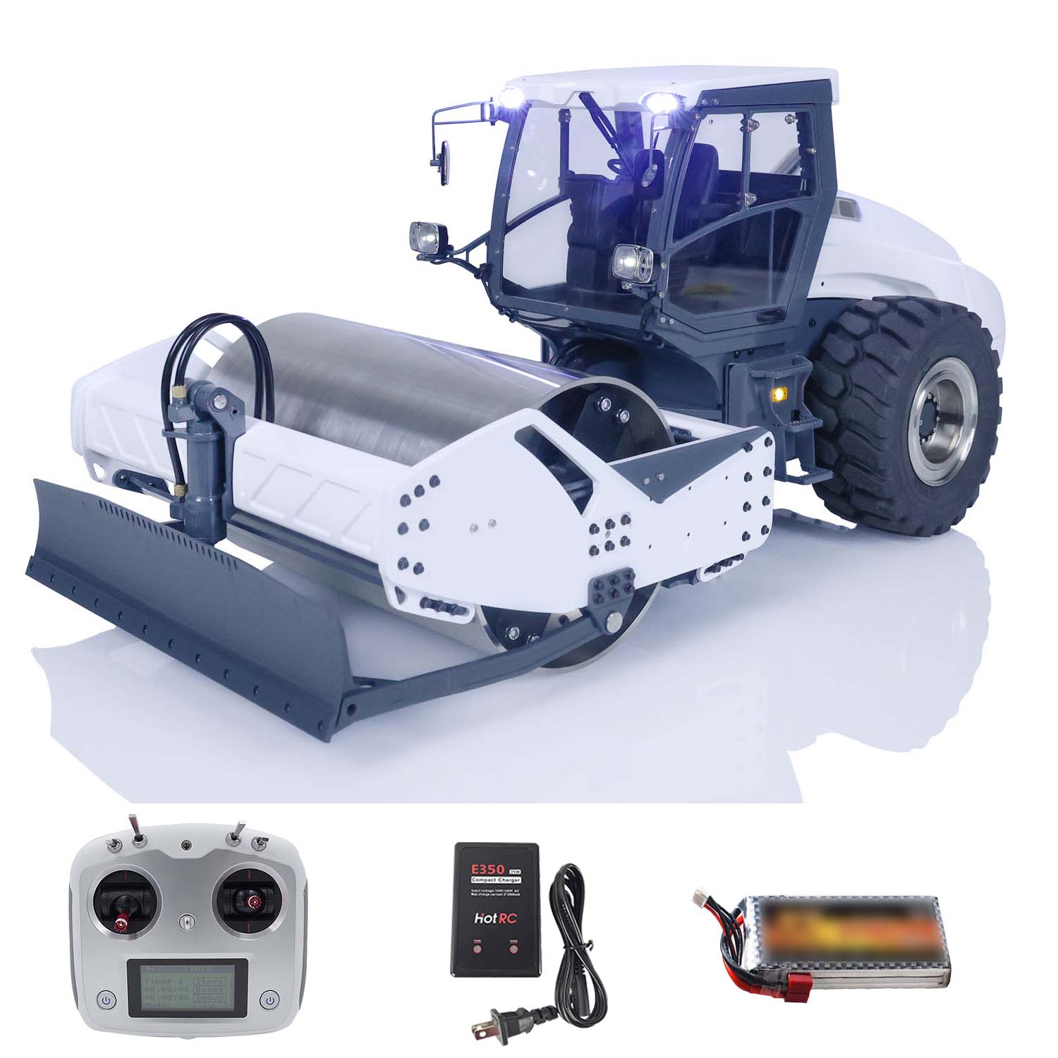 LESU Aoue-H13i 1/14 Hydraulic RC Road Roller A0009 with Sound Light System