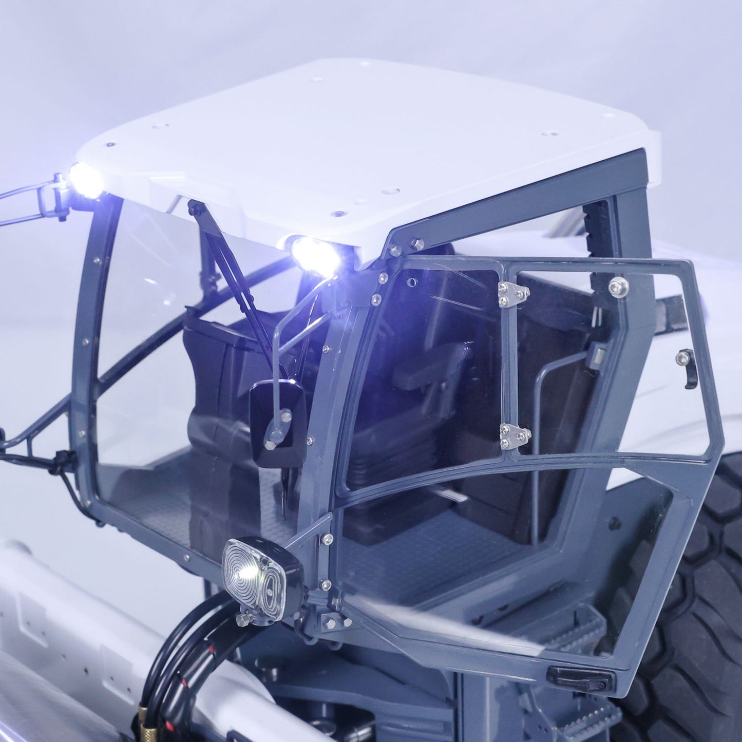 LESU Aoue-H13i 1/14 Hydraulic RC Road Roller A0009 with Sound Light System for Outdoor