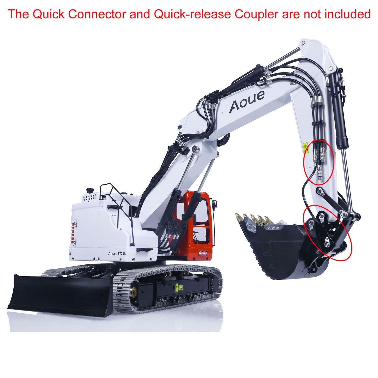 LESU Aoue ET26L Metal 1/14 RC Hydraulic Excavator 3 Arms Digger with PL18EV Radio System for Construction Vehicle Enthusiast