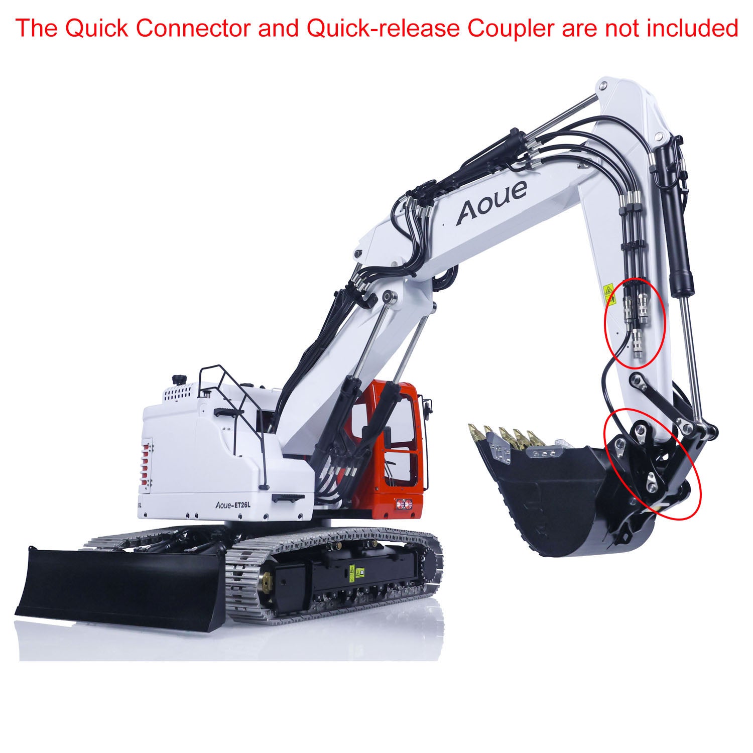 LESU Aoue ET26L Metal 1/14 RC Hydraulic Excavator 3 Arms Digger with PL18EV Radio System for Construction Vehicle Enthusiast