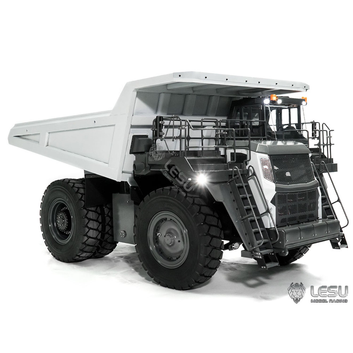 LESU Aoue R100E 1/16 Metal Remote Control Hydraulic Dumper Mining Truck