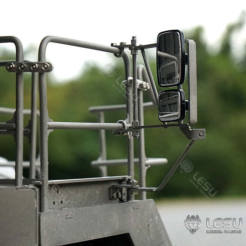 LESU Aoue R100E 1/16 Metal Remote Control Hydraulic Dumper Mining Truck with Axle Differential Lock Light System