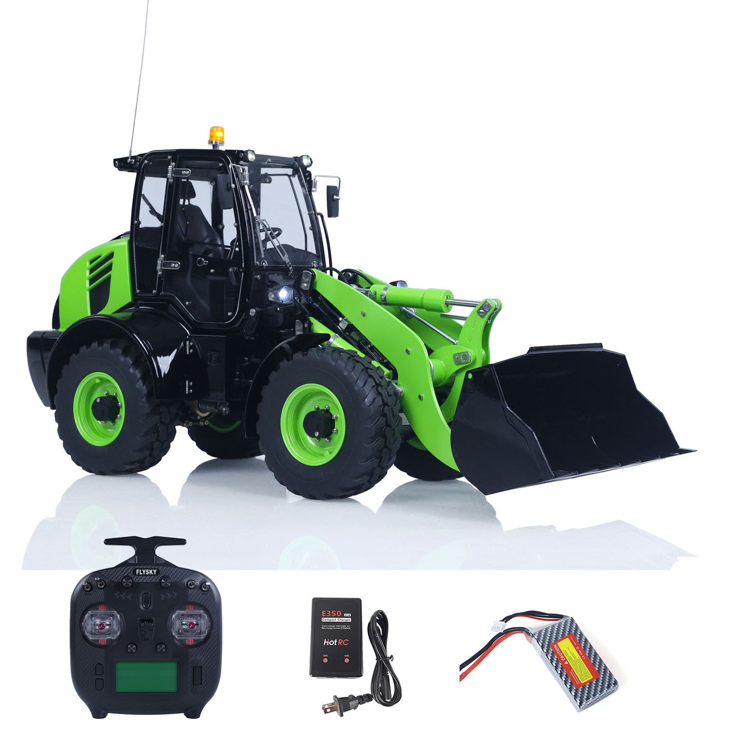 LESU Aoue WA100M-8 1/14 4X4 RC Metal Hydraulic Loader with Brushless Motor