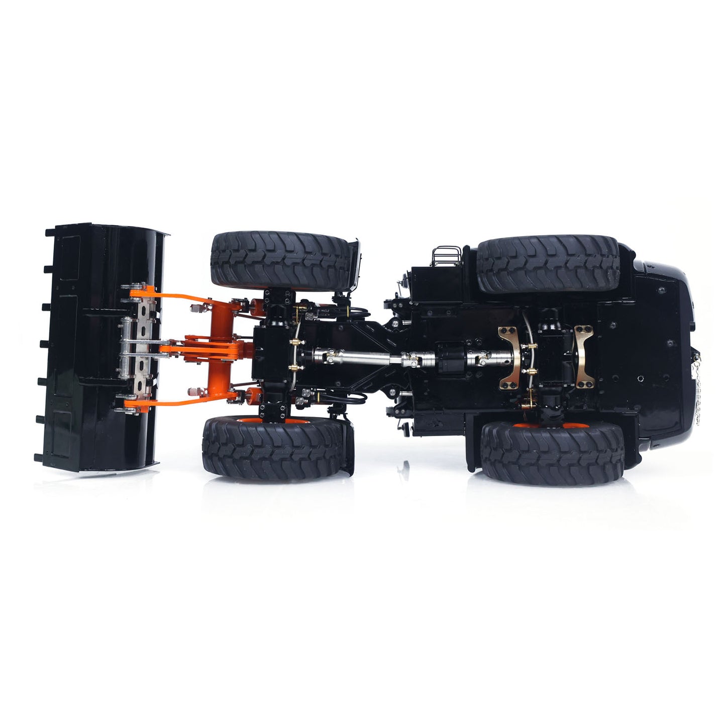 LESU Aoue WA100M-8 1/14 4X4 RC Metal Hydraulic Loader with ST8 Radio Controller Brushless Motor