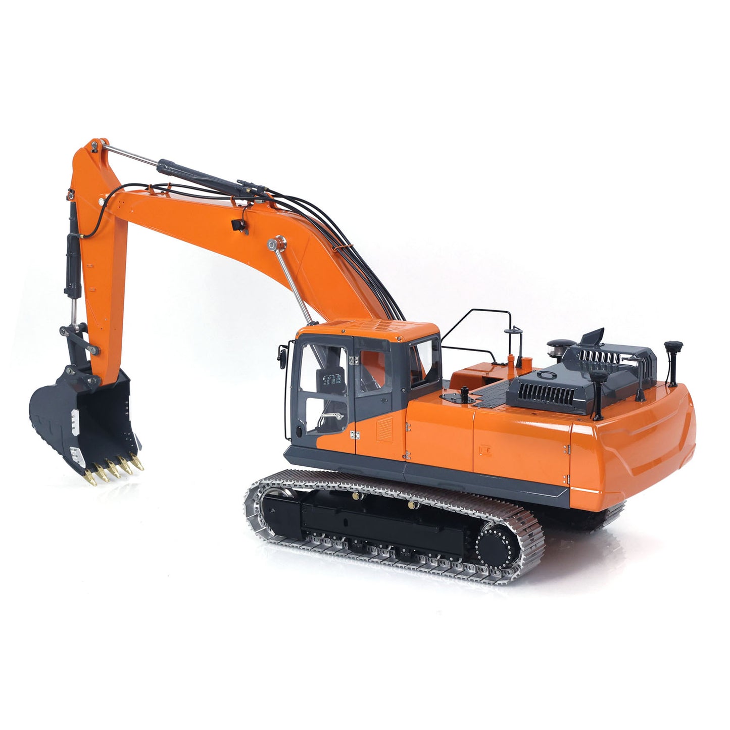 LESU DX350LC Metal 1/14 RC Hydraulic Excavator Model With GPS LCD Display 