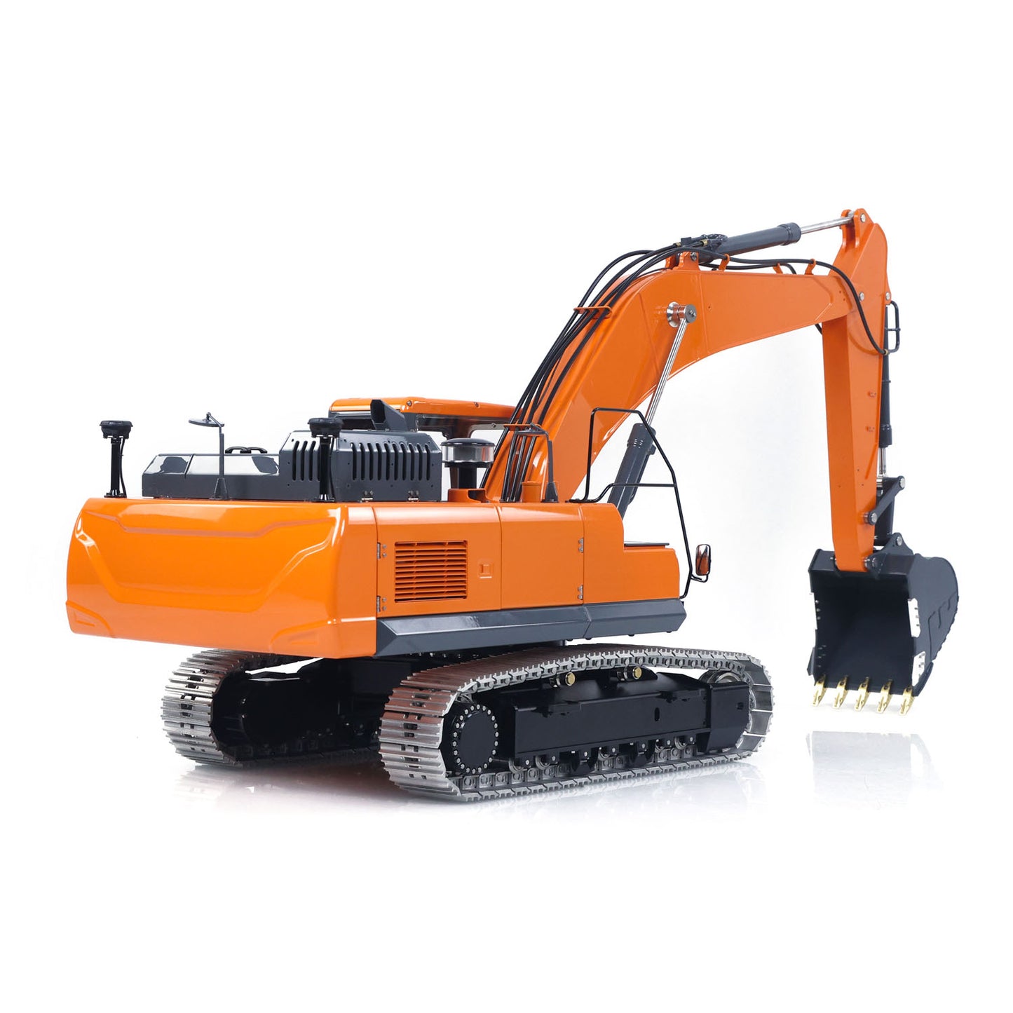 LESU DX350LC 1/14 Metal RC Hydraulic Excavator Model With Brushed Motor LCD Display