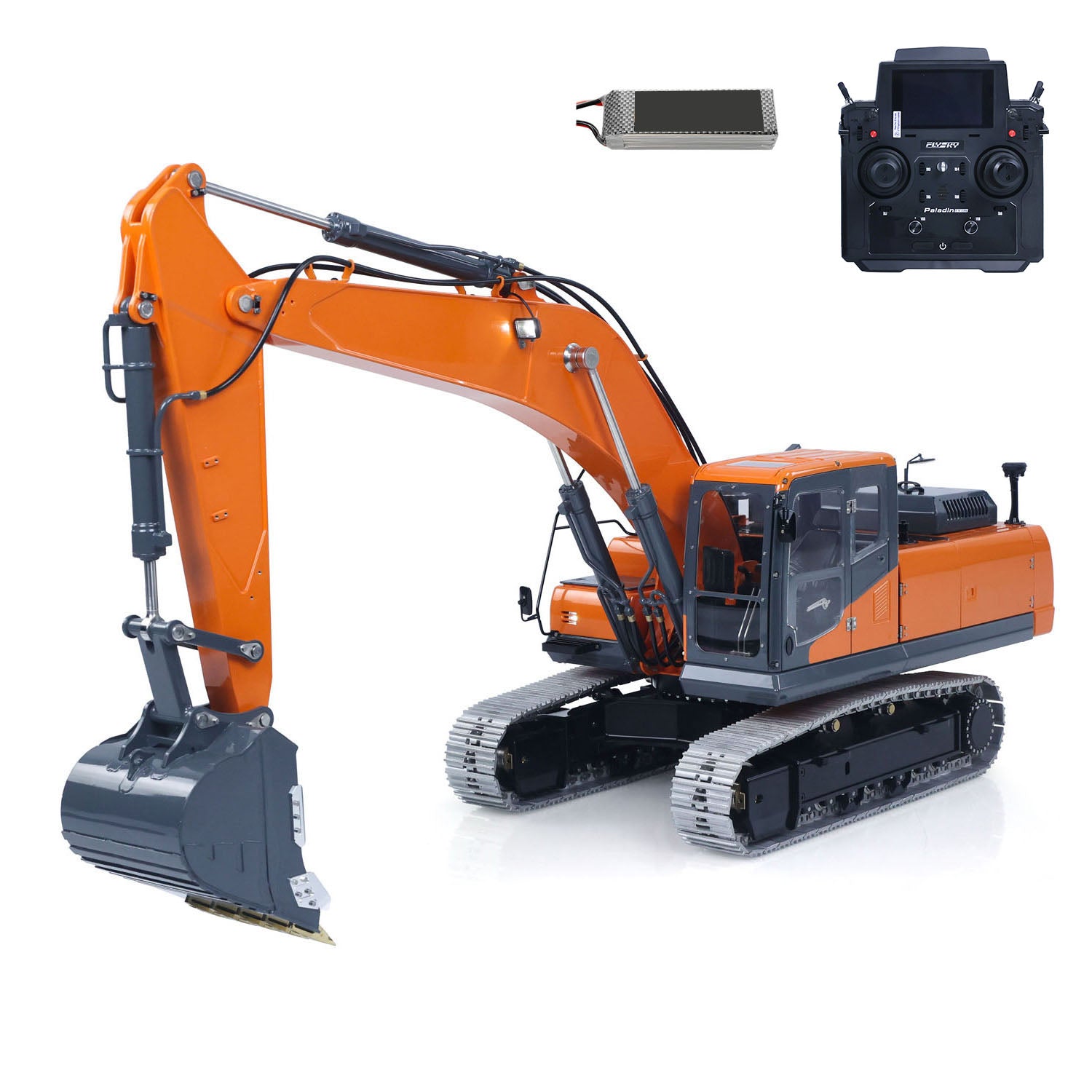 LESU DX350LC 1/14 Metal RC Hydraulic Excavator Model With LCD Display