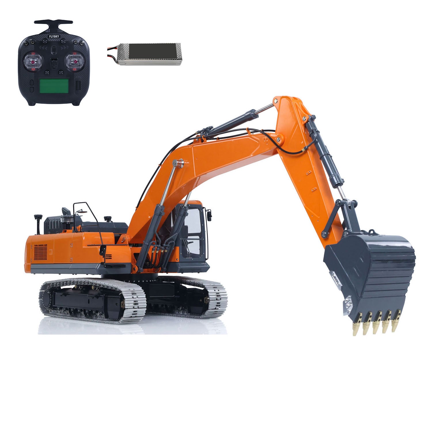 LESU DX350LC Metal 1/14 RC Hydraulic Excavator Model With Light System