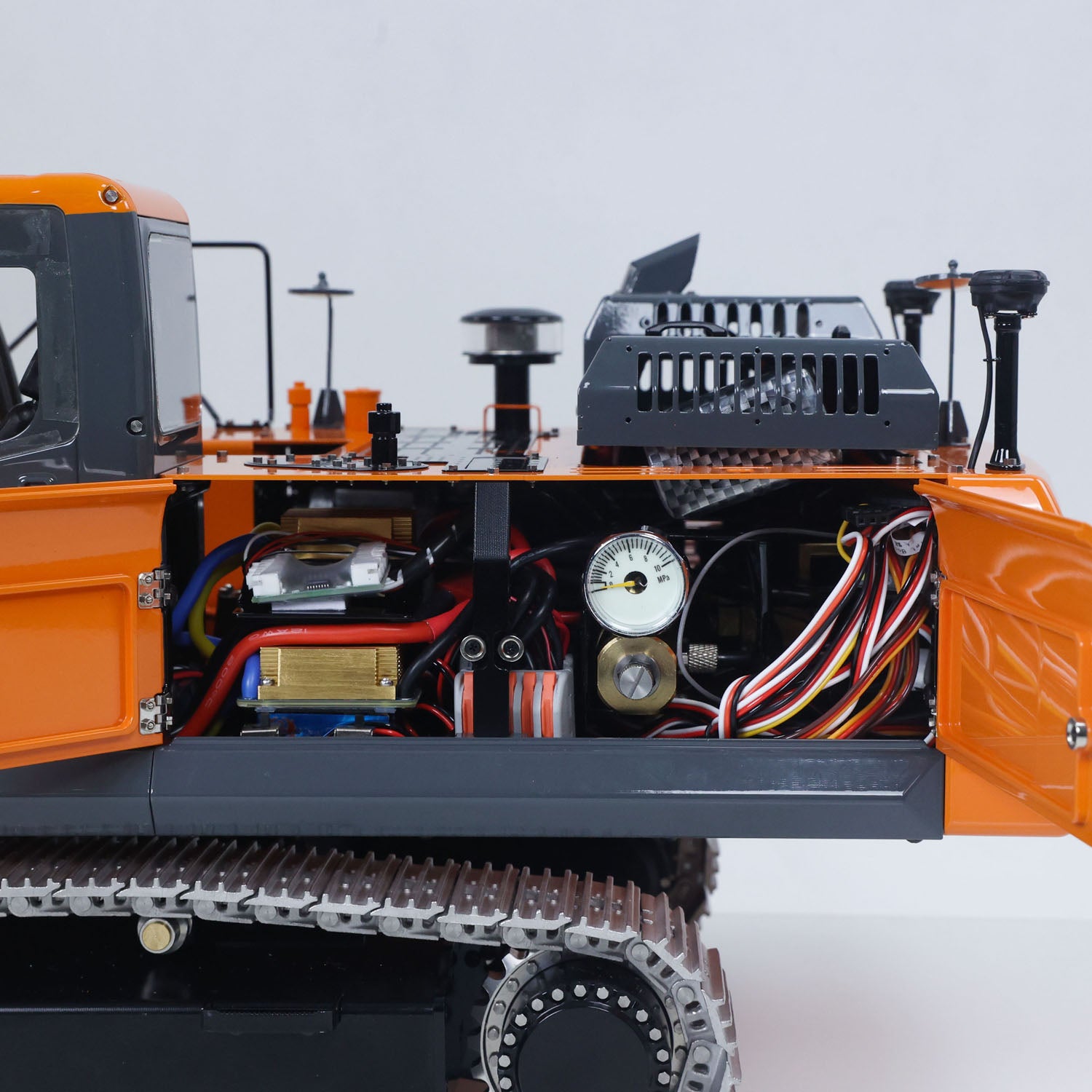 LESU DX350LC Metal 1/14 RC Hydraulic Excavator Model With GPS LCD Display 
