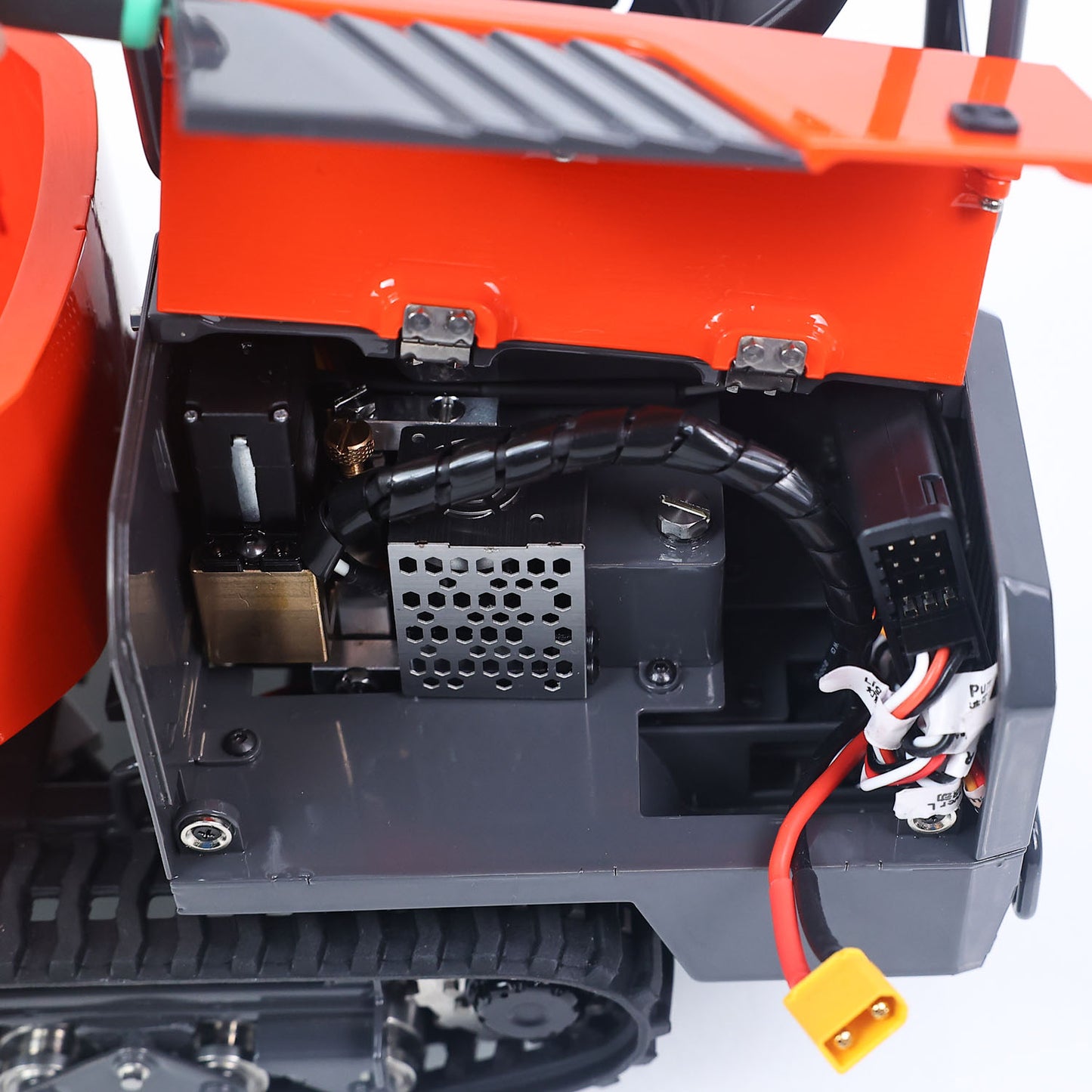 LESU KC300HR-5 1/14 Metal Hydraulic RC Dumper Model 180 Degree Rotation Brushless Motor Light System for Construction Vehicle Enthusiasts