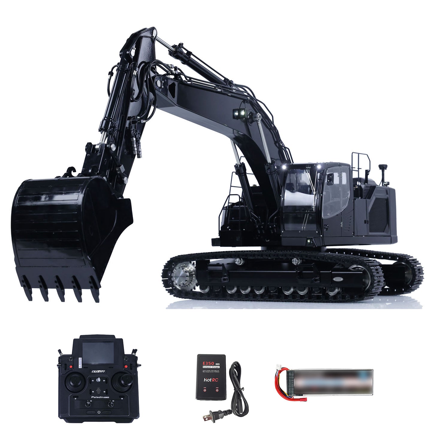 LESU LR945 Metal 1/14 Hydraulic RC Excavator Model With FlySky PL18EV Lite Radio System