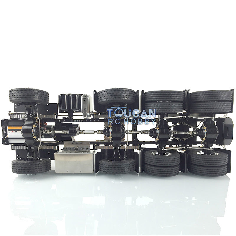 LESU 1/14 8*8 Radio Controlled Tractor Truck Parts Metal Chassis for Model 3363 1851 Haulage Truck Equipment Rack