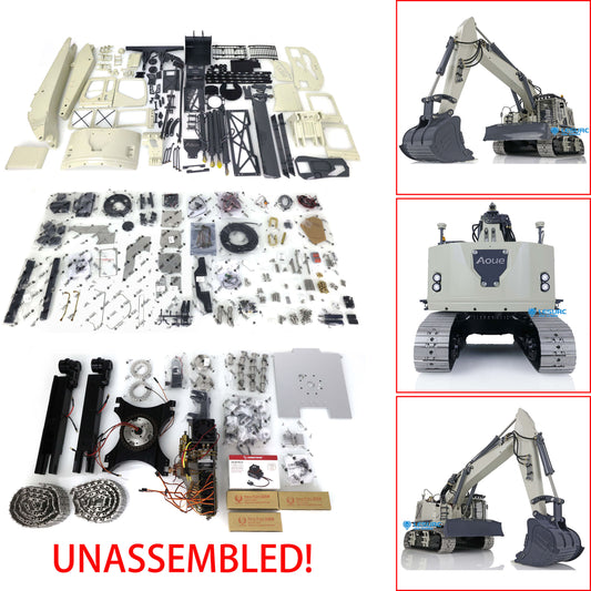 LESU Metal 1/14 RC Hydraulic Tracked Excavator Digger Model Aoue ET35 W/ Driver Light Motor Servo Pump Upgrade Accessories