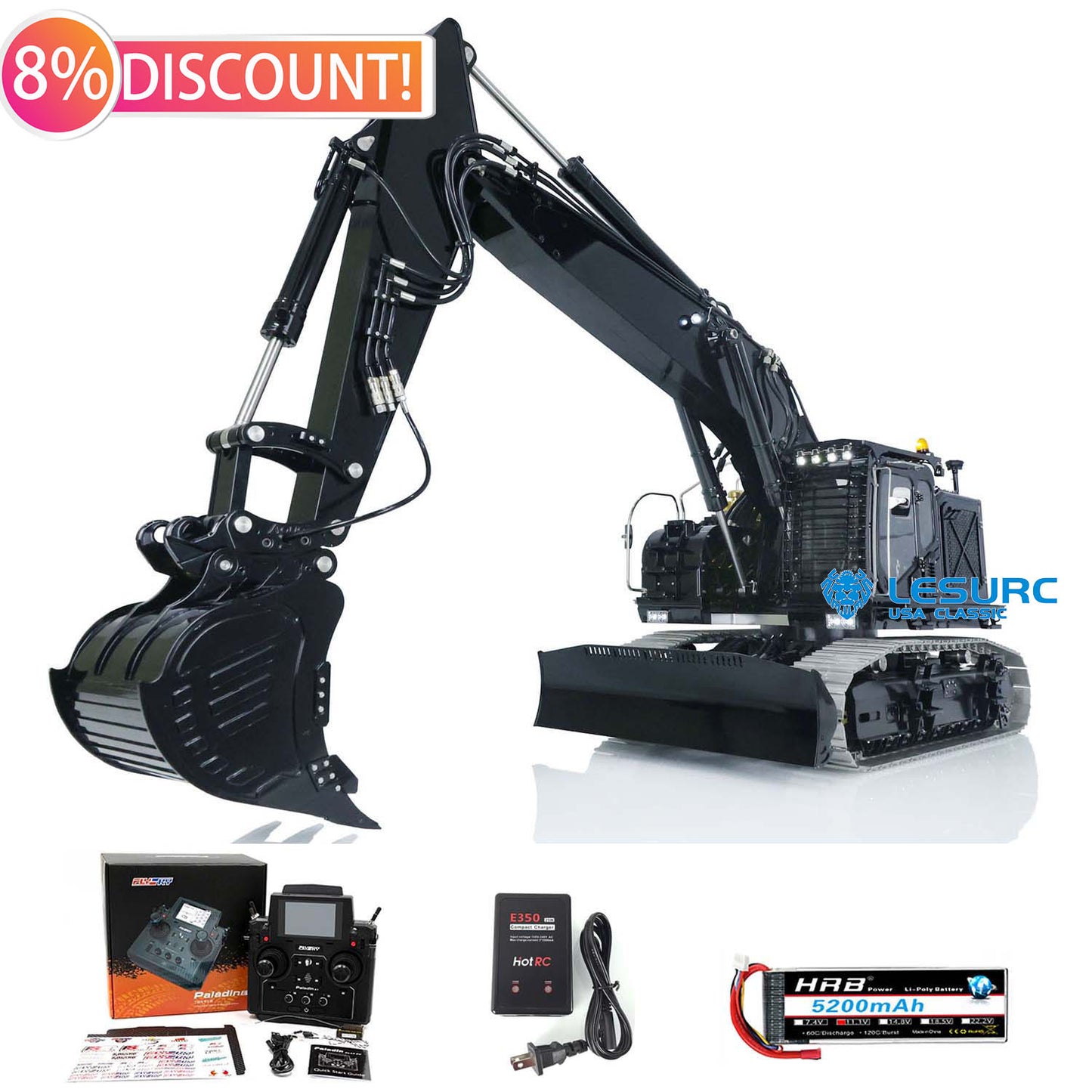 1/14 LESU Aoue ET35 Hydraulic Excavator RC Digger PL18EV Radio Control Truck RTR Model Construction Vehicles Battery