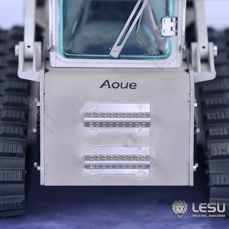 In Stock LESU 1/14 RC Metal Hydraulic Aoue-LT5 Tracked Skid-Steer Loader DIY Model Lights