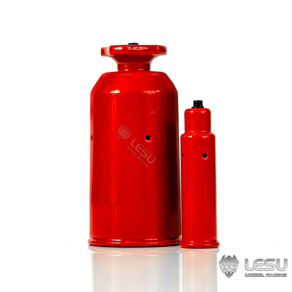 LESU Metal Fire Extinguisher Decorative Parts for 1/14 Hydraulic Excavator DIY Trucks