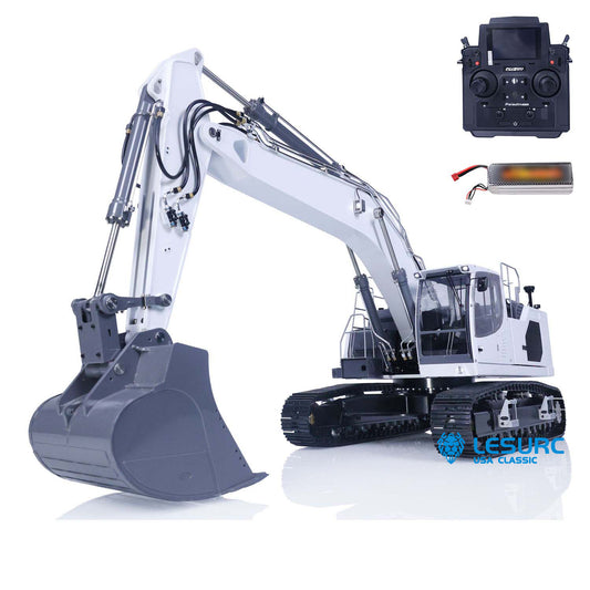 1/14 LESU RC Metal Tracked Hydraulic Excavator Digger LR945 RTR Radio Control Model W/ MOtor ESC Servo Upgrade Accessories Battery