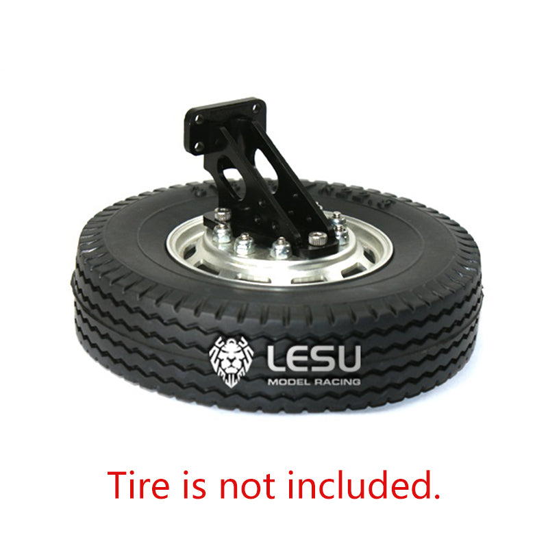 LESU Spare Tyre Holder Air Conditioner Metal Hook Winch DIY Part Suitable for RC 1/14 Tractor Truck Radio Control Car Model