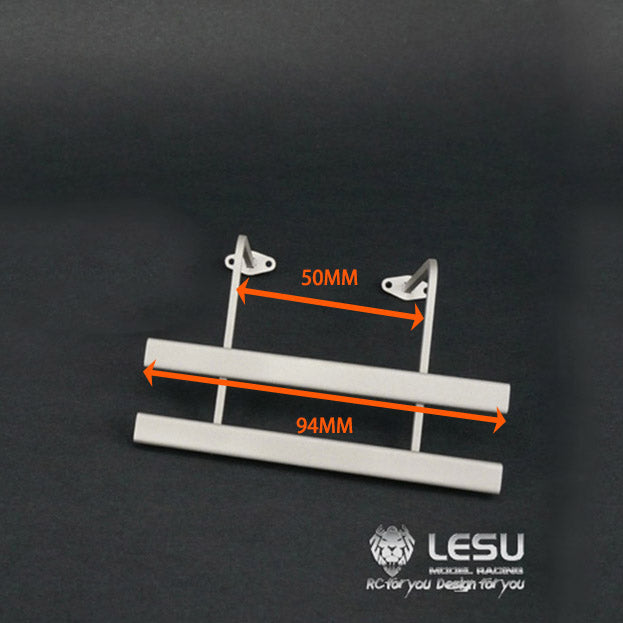 LESU Metal Left Right Side Bumper Suitable for 1/14 Scale RC Remote Cotrol Tractor Truck Dumper Cars Model DIY Upgraded Parts