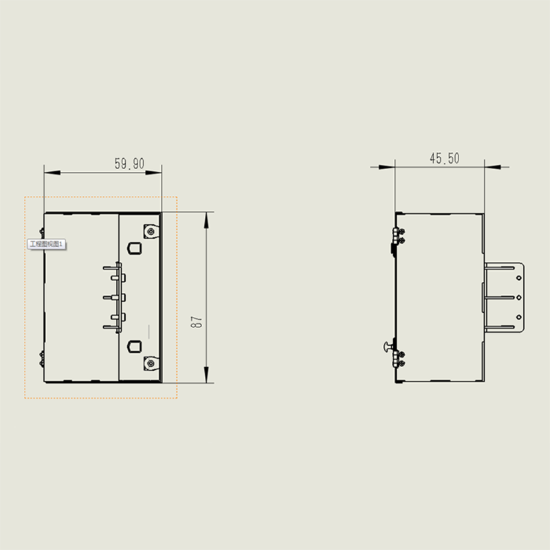 LESU Air Discharge Metal Box Urea Tank ToolBox DIY Spare Part Suitable for 1/14 R620 R470 RC Tractor Truck Vehicle Cars