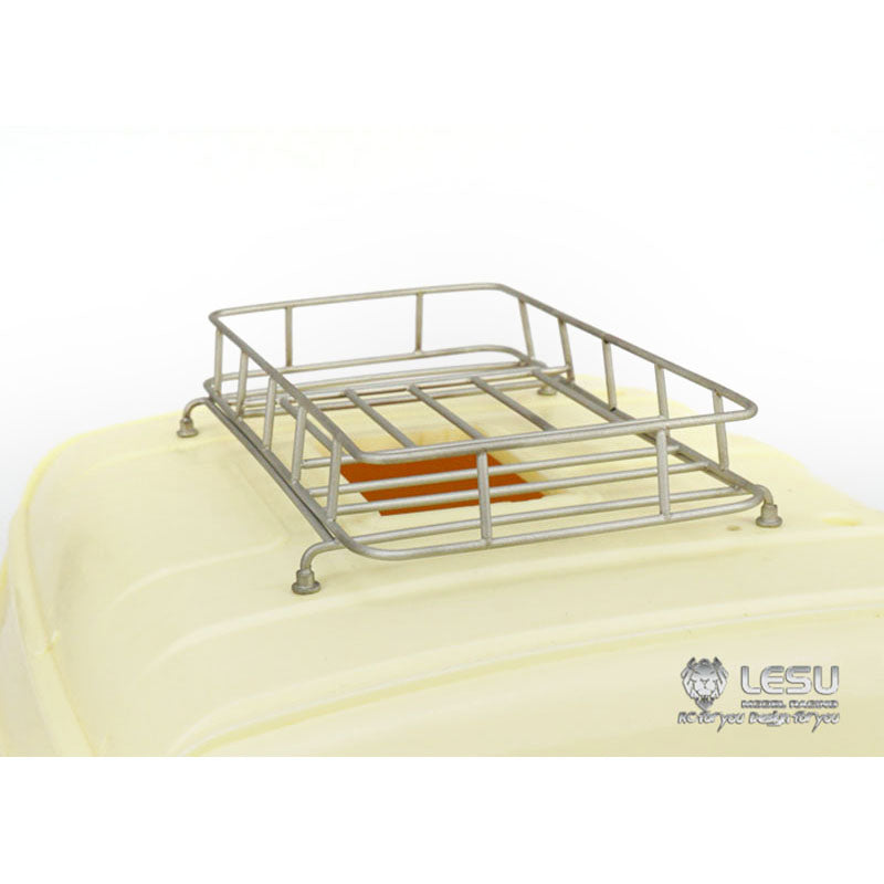 LESU ABS Top Line Roof Metal Front Rear Bumper for DIY 1/14 RC R620 R470 Topline Radio Control Tractor Truck Dumper Model