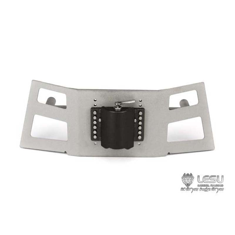 LESU Metal Front Hook Bumper Shiny Side Frosting Suitable for 1/14 Scae RC 1851 3363 Radio Controlled Tractor Truck Parts