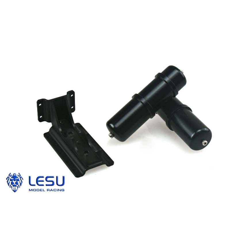 LESU 1/14 Rear Lights Exhaust Box Metal Pedal Second Plate Set ABS Plastic Car Body for RC Tractor Truck DIY Model Part