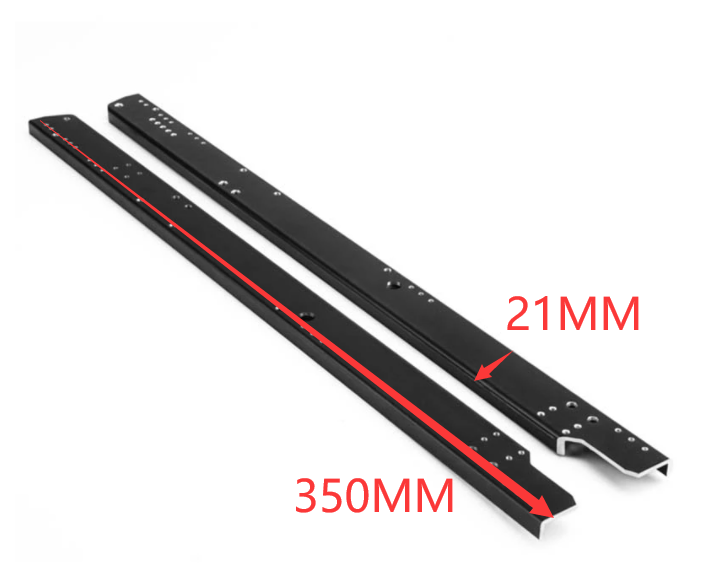 Metal CNC Chassis Rail Spare Part Suitable for 6*6 8*8 1/14 Scale RC LESU Hydraulic Radio Controlled Dumper DIY Car Vehicle