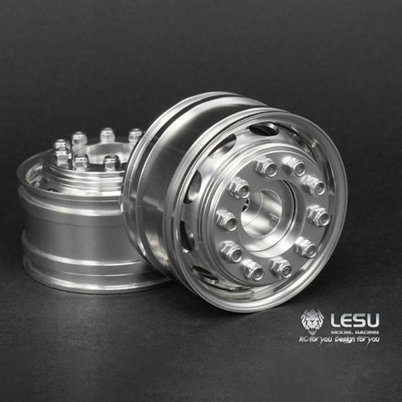 LESU Metal Rear Wide Hub Hexagon Suitable for RC Tractor Truck Trailer 1/14 DIY Radio Control Car Vehicle Model Accessories