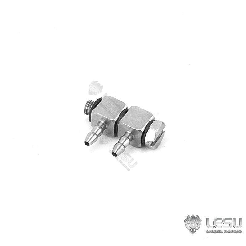 LESU M3 Metal Conjoined Curved Nozzle Suitable For 1/14 RC Dumper Radio Controlled Vehicle Truck DIY Spare Part Accessory