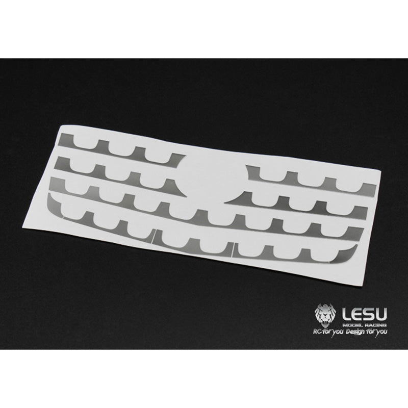 LESU Logo Sticker for 1/14 R730 DIY Radio Controlled Tractor Truck Model Cab Door Handle Rear View Mirror Decorative Parts