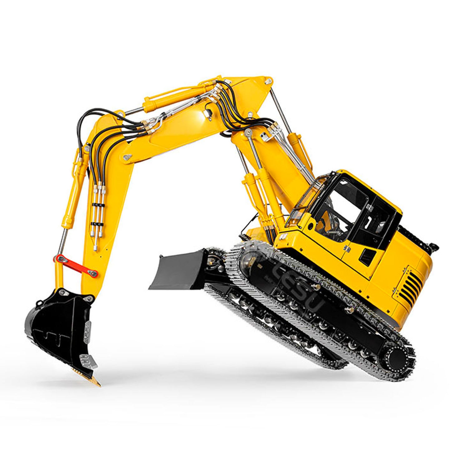 LESU 1/14 Metal Aoue ET26L Hydraulic RC Excavator Radio Control Digger Hobby Model W/ Simulated GPS Light System ESC Servo Motor