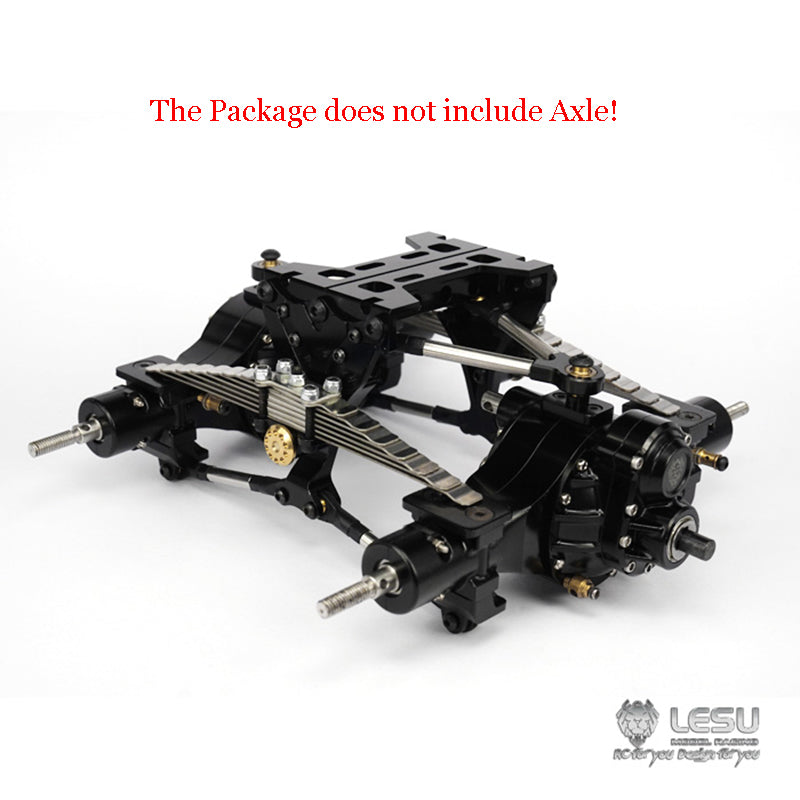 LESU X-8002-A Metal Rear Suspension Set for 1/14 Scale Remote Controlled Truck Axles DIY Model Accessories Spare Parts