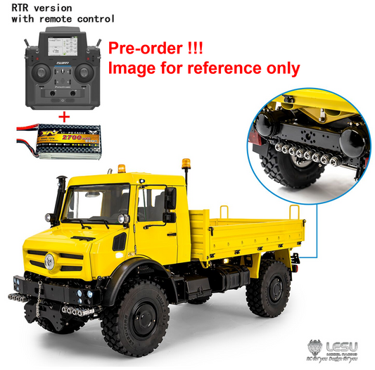 Pre-order Deposit New LESU U4023 MT44023 RTR 1/14 Metal RC Off Road Car ATV Light Truck Model Sounds Wheel Reduction Axle Lock Flysky PL18EV LITE Battery