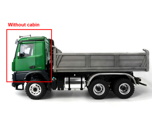 LESU 1/14 Remote Control 3363 3348 6*6 Dumper Truck Construction Vehicle Hydraulic System Motor Sound Light System Servo ESC