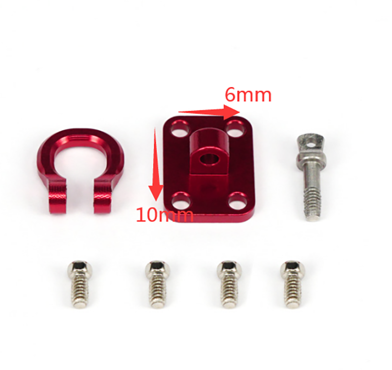 LESU Spare Tyre Holder Air Conditioner Metal Hook Winch DIY Part Suitable for RC 1/14 Tractor Truck Radio Control Car Model