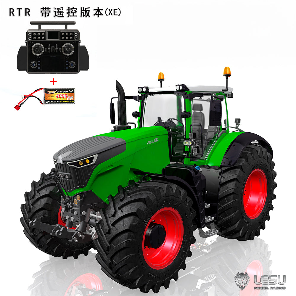 Brand New 1/14 Scale Hydraulic AOUE 1050 Tractor KIT/RTR A0018 4WD 2Speed Gearbox Motor ESC Lights Teshulianjie