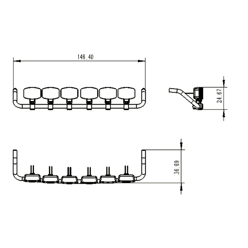 LESU LED Spotlight Toplight 1/14 Scale Spare Part Suitable for R620 R470 Model RC Tractor Truck Radio Control Vehicle Cars