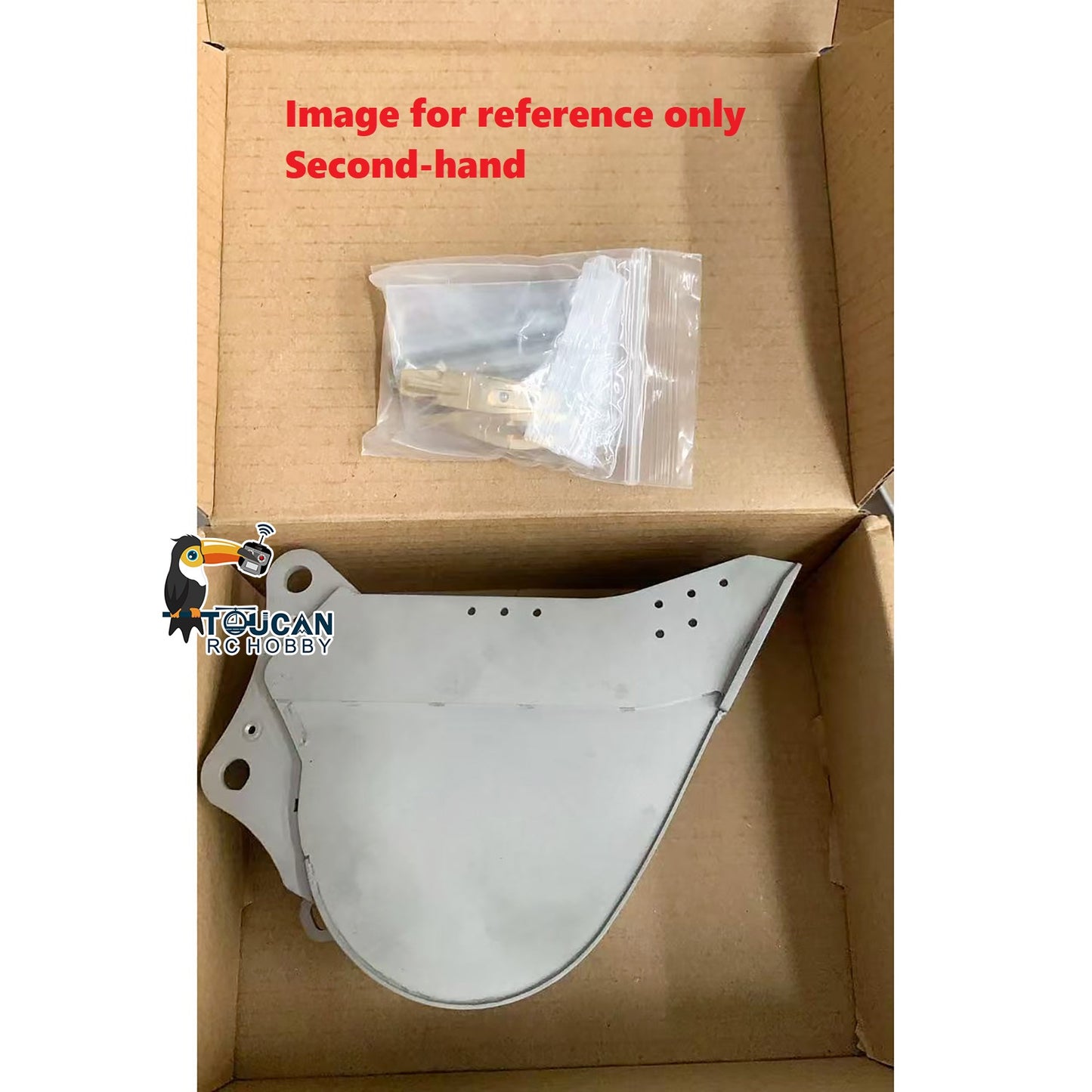 Free Shipping Second Hand AU Stock Metal Small Bucket for 1/14 LESU AC360 RC Hydraulic Excavator DIY Model