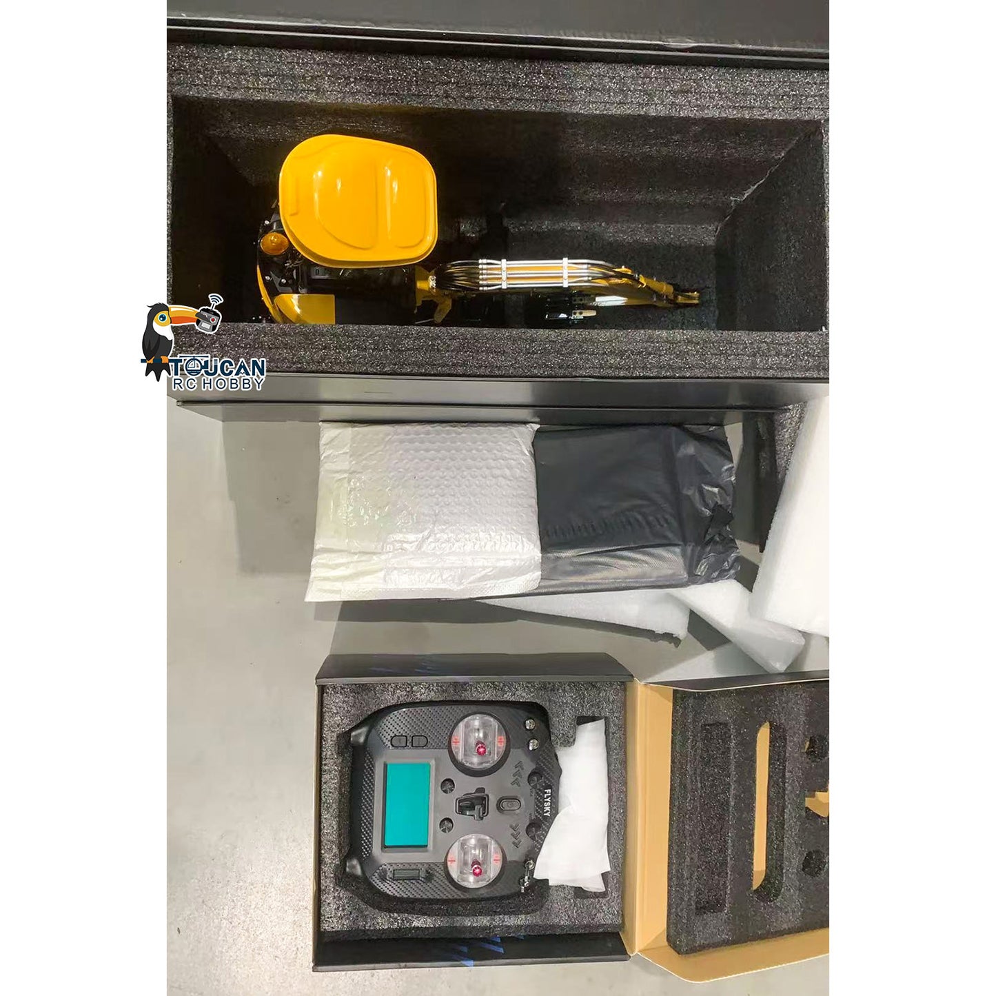 Free Shipping Second Hand AU Stock LESU 1/14 Mini RC Hydraulic Excavator PC30 Metal 6CH Valve Digger RTR ST8 Radio