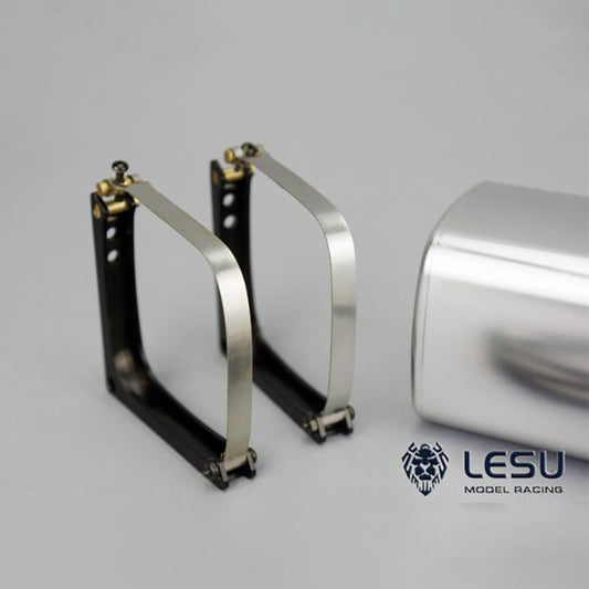 LESU Simulated Hydraulic Metal Fuel Tank Suitable for 1/14 RC Dumper Trailer Radio Controlled Tractor Truck Cars DIY Model