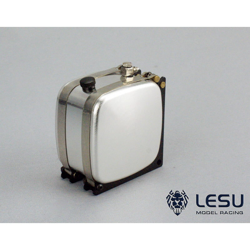 LESU Simulated Hydraulic Metal Fuel Tank Suitable for 1/14 RC Dumper Trailer Radio Controlled Tractor Truck Cars DIY Model