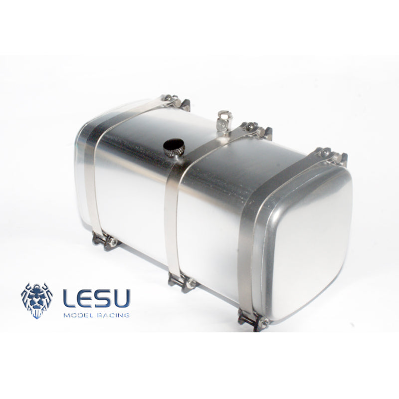 LESU Simulated Hydraulic Metal Fuel Tank Suitable for 1/14 RC Dumper Trailer Radio Controlled Tractor Truck Cars DIY Model