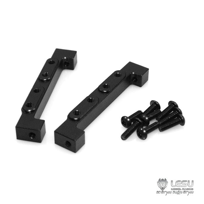 LESU Front Double Servo Metal Fixed Holder Part Suitable for 1/14 RC Tractor Truck Radio Controlled DIY Vehicle Accessory