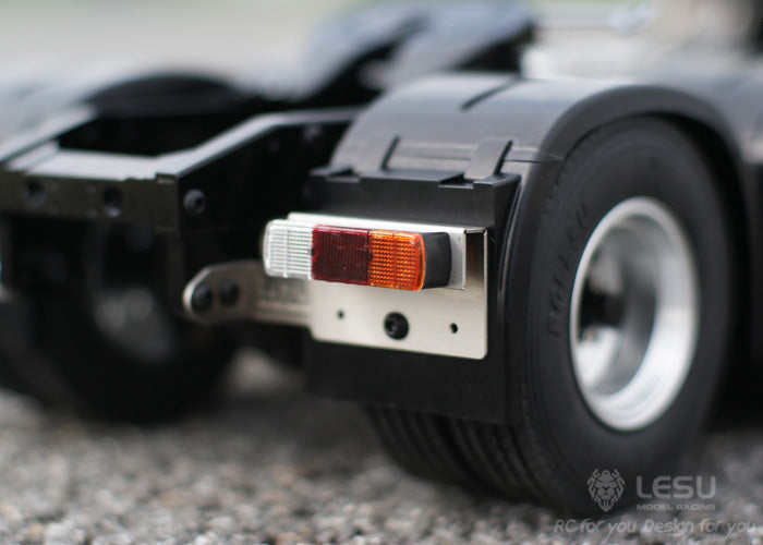 LESU HO700 1/14 6x4/4x2 Remote Control Tractor Truck with Metal Chassis 2 Speed Transmission Sound Light System for RC Hobbyists