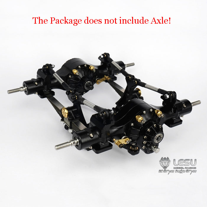 LESU X-8002-A Metal Rear Suspension Set for 1/14 Scale Remote Controlled Truck Axles DIY Model Accessories Spare Parts